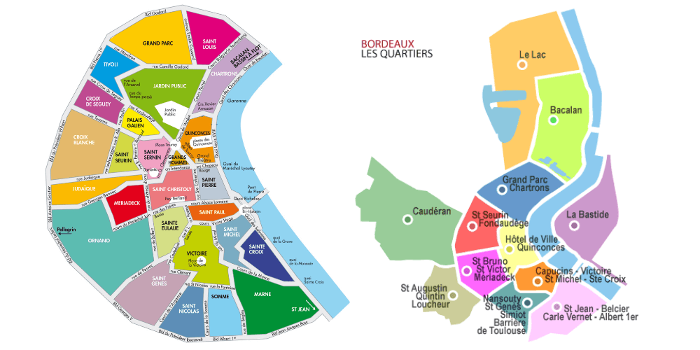 Les quartiers de Bordeaux Ma Pépite gestion locative