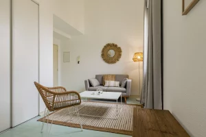 Ma Pépite - Appartement T2 Ornano salon